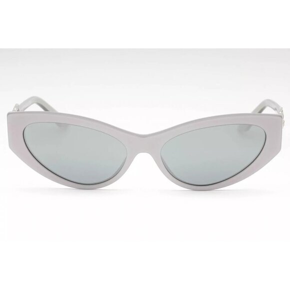 NWT Versace VE4470B Grey Cat Eye 56mm Sunglasses